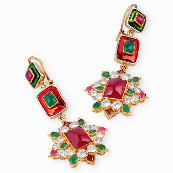 Cyprus Meenakari Earrings