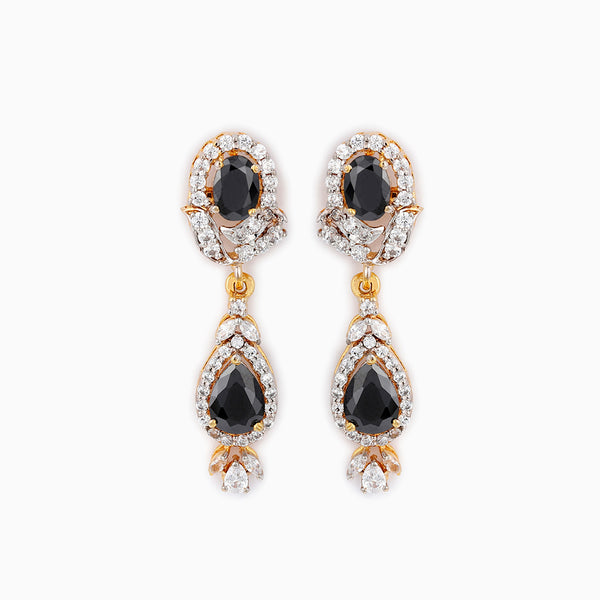 Black Jade Dangles