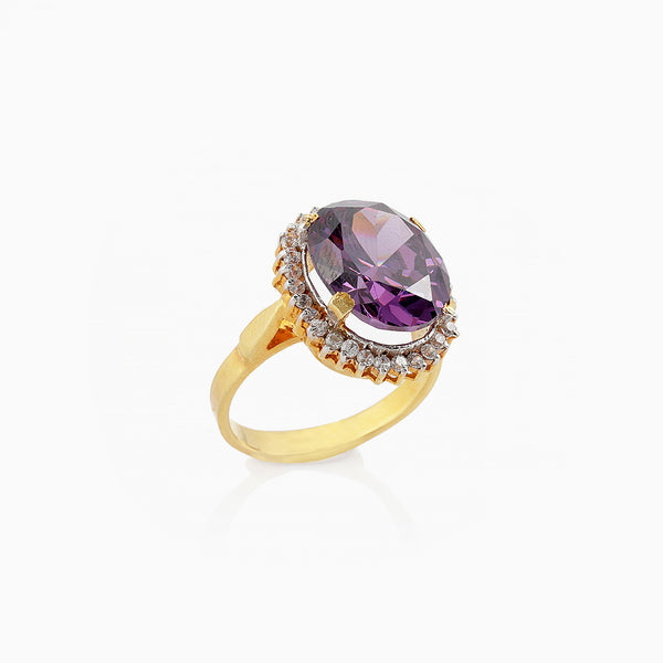 Flawless Amethyst Ring