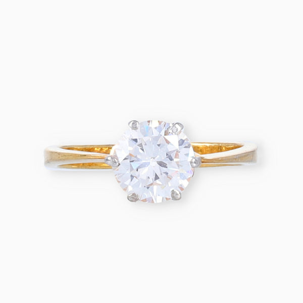 Cubic Diamante Ring