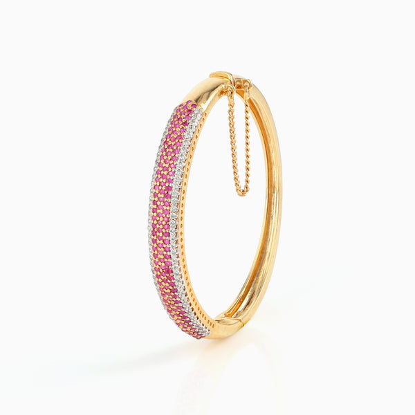 Ruby Cluster Bangle