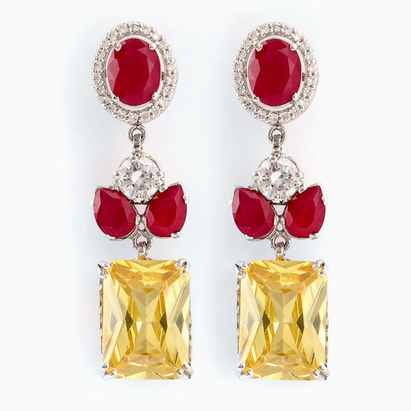 Belle Yellow Sapphire Earrings